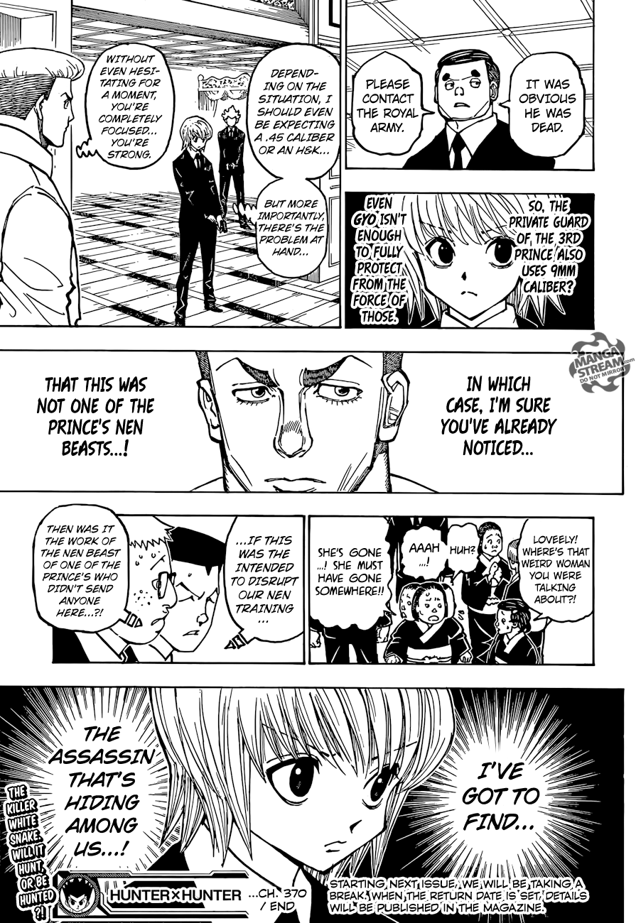 Hunter x Hunter Chapter 370 21